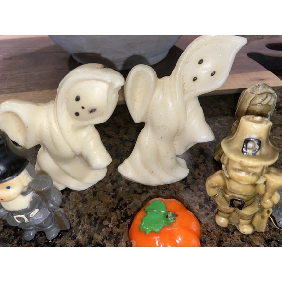 Other Vtg 196s Gurley Candles Ghosts Pilgrims Turkey Pumpkin Poshmark